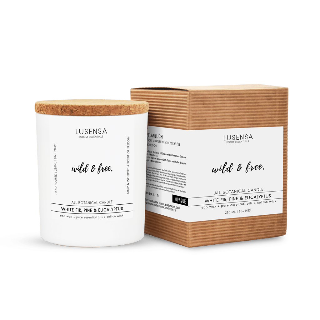 Natürliche Duftkerze Wild&Free OPAQUE mit Box